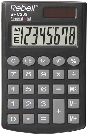 Rebell pocket calculator HC208